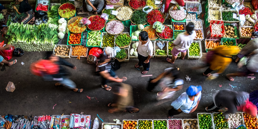 Open air market