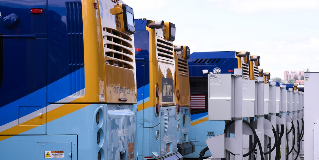 Electric bus charging
