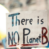 There is no planet B sign
