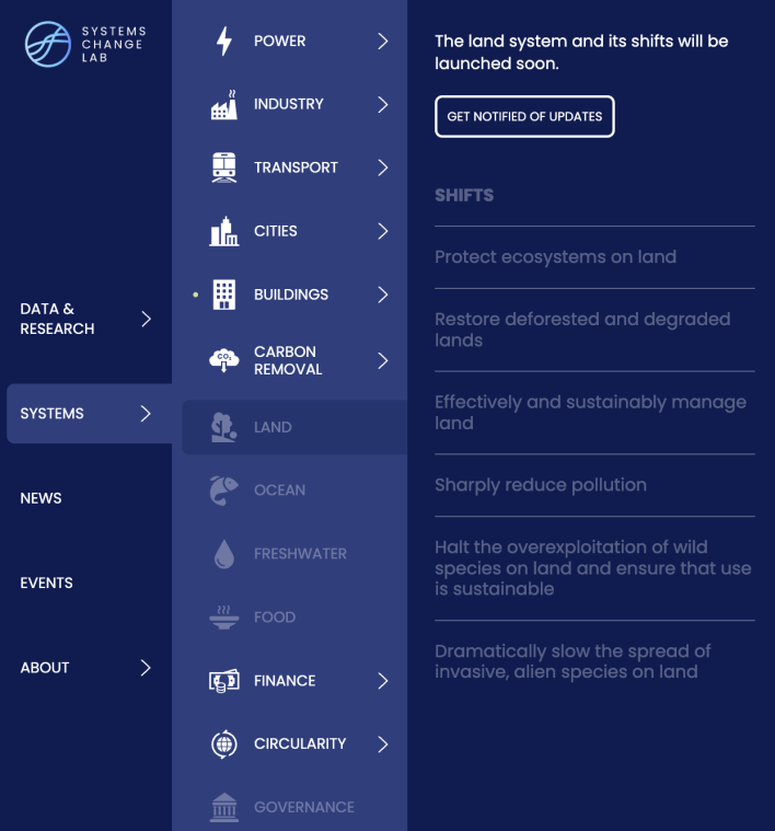 Upcoming system navigation